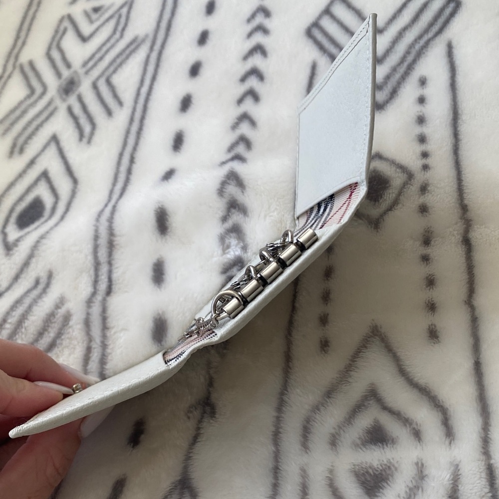 Burberry Gray Leather Key Holder - Picture 7 of 9